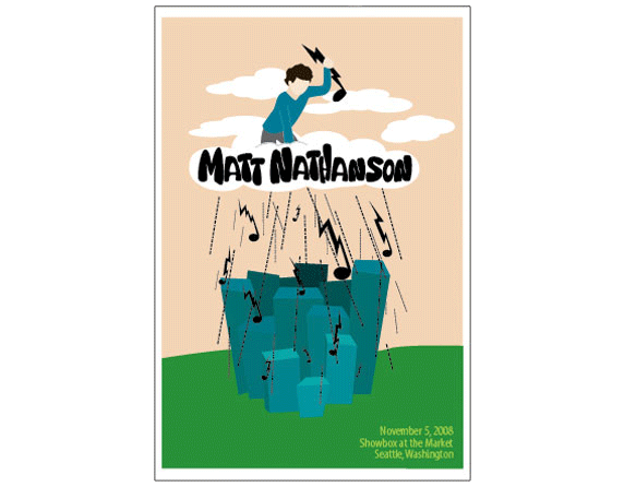 Matt Nathanson Concert Poster